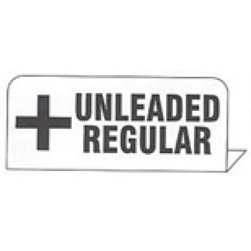 UNLEADED REGULAR FILLER PIPE TAG